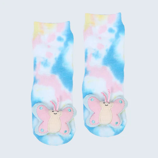 Messy Moose Butterfly Tie Dye Socks