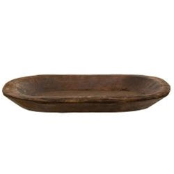 CWI-Medium Carved Wood Tray
