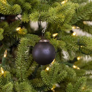RAGON HOUSE 2" BLACK KUGEL ORNAMENT