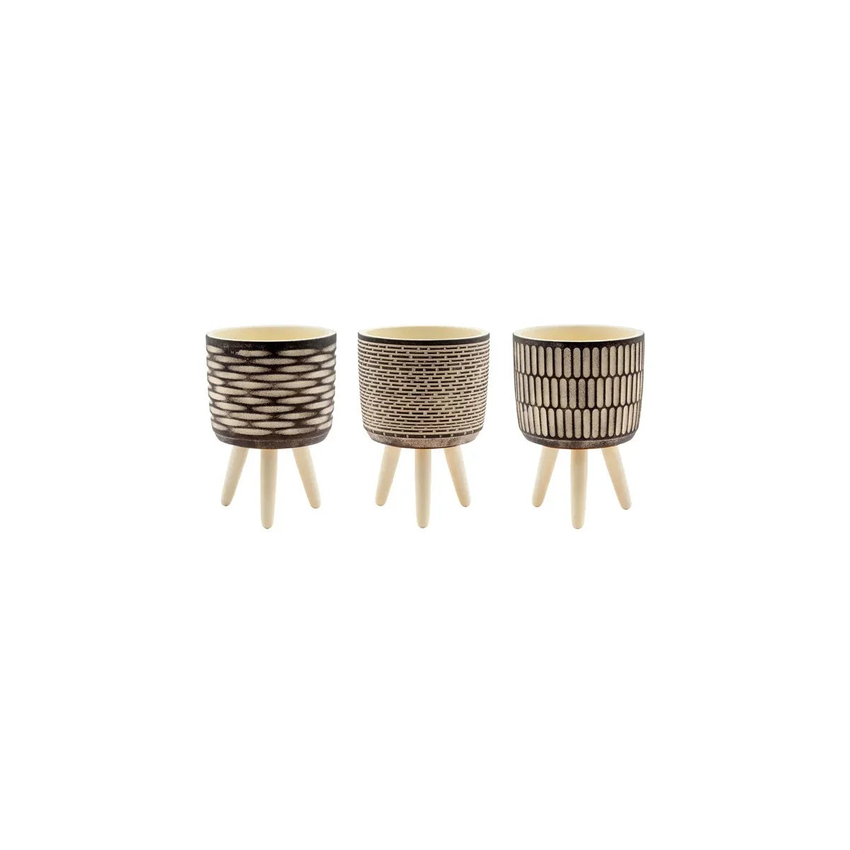 Wills Company Embossed Planter with Feet