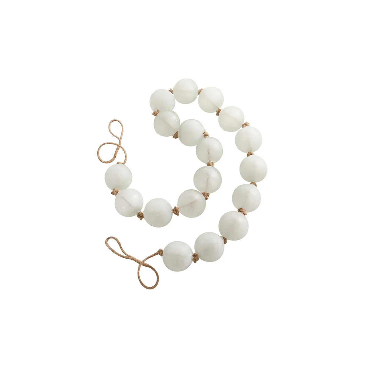 Wills Frosted Glass Ball Garland