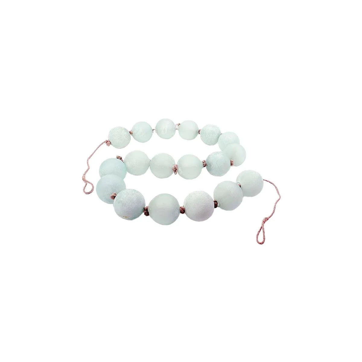 Wills Pistachio Frosted Glass Ball Garland
