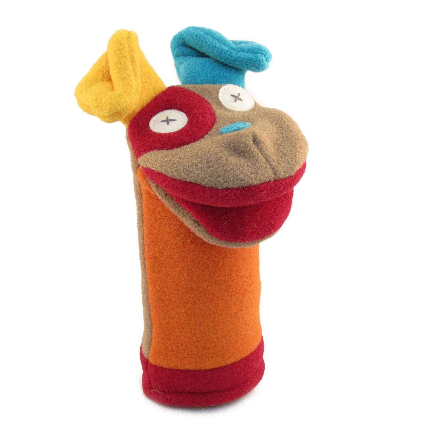 Cate and Levi - Softy Dog Puppet | Handmade Hand Puppet | Sock Puppet Dog