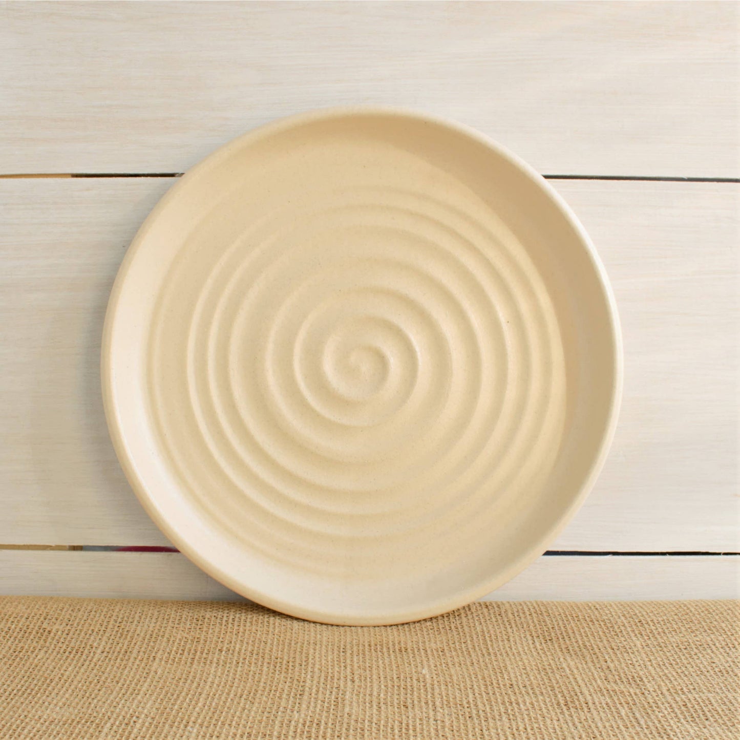 Rowe Pottery Farmhouse Ridges 9.5" Mini Charcuterie Board