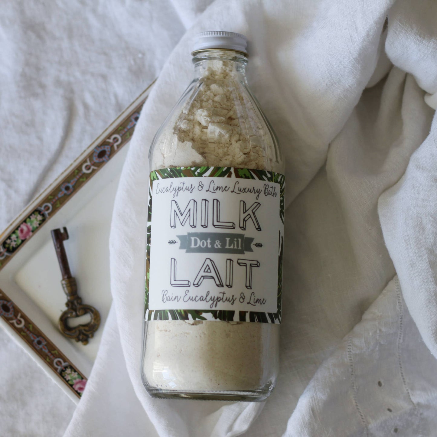 Eucalyptus & lime milk bath