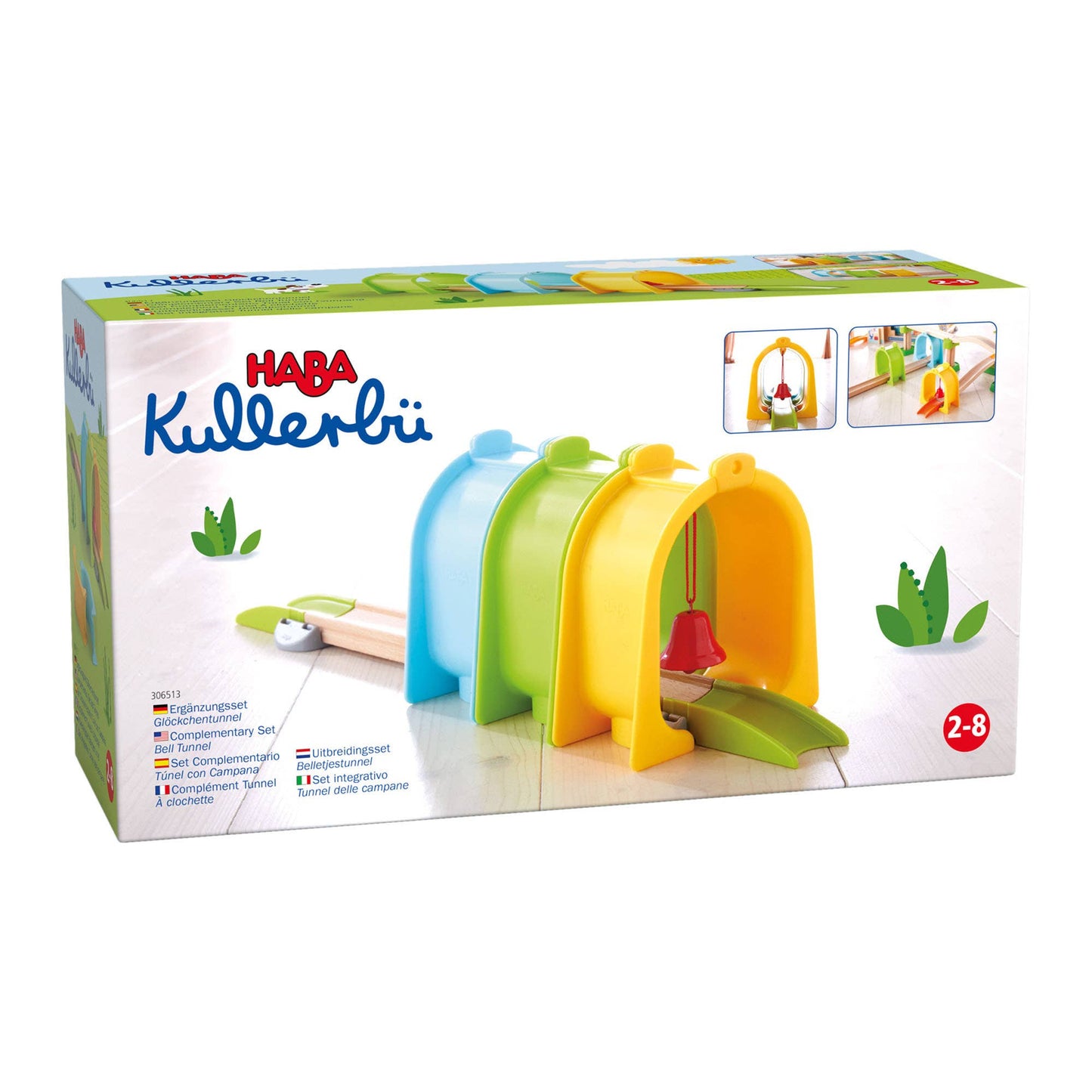 HABA USA - Kullerbu Color Bell Tunnel 3pc