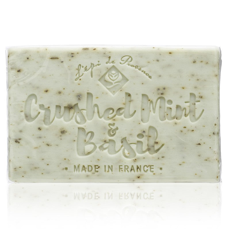 Echo France Soap - w - Crushed Mint & Basil