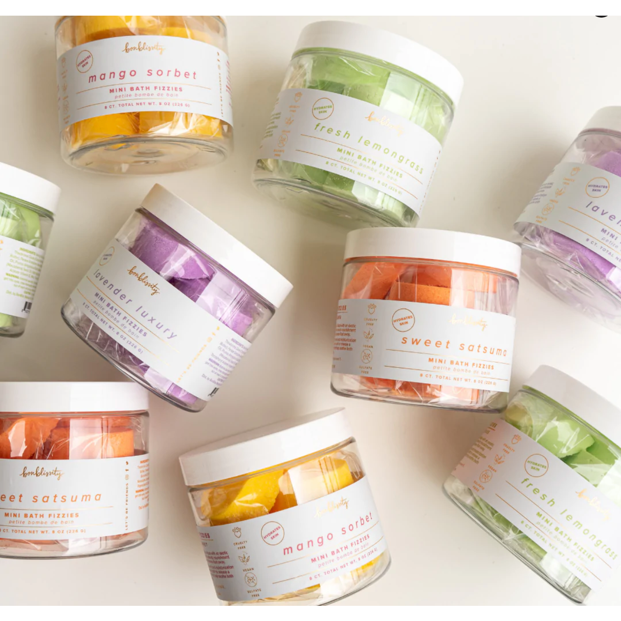 Bonblissity Mini Bath Fizzies