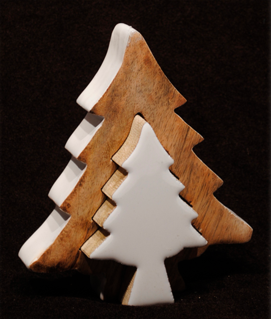 Melrose Pine Tree Wooden Puzzle Decor