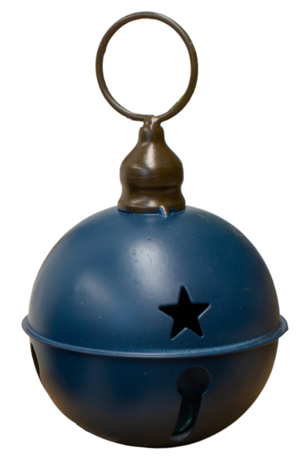 WT - Blue Metal Jingle Bell