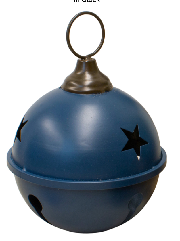 WT - Blue Metal Jingle Bell