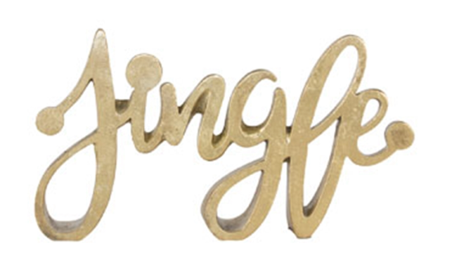 Melrose - Gold Holiday - Be Merry and Jingle Signs