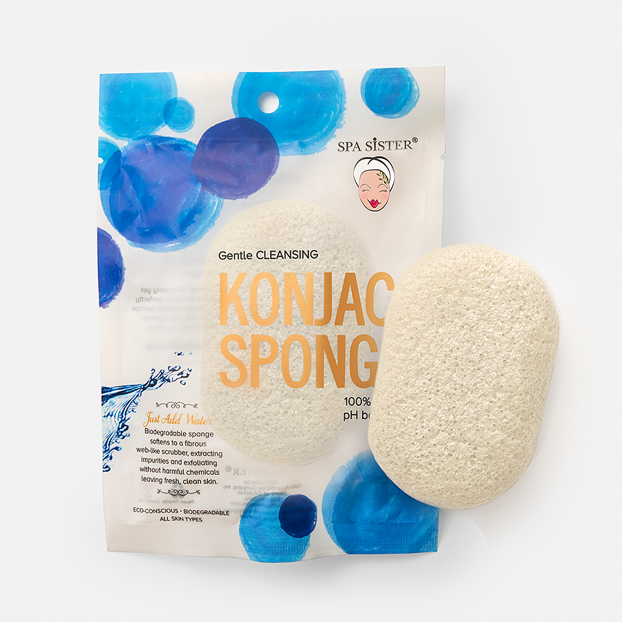 Konjac Sponge - Pure White