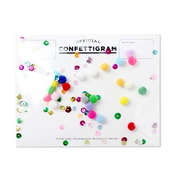 Pom Poms Confettigram