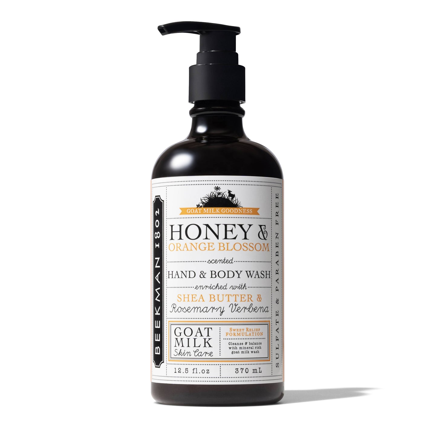 Beekman 1802 Honey & Orange Blossom Hand & Body Wash 12.5 Oz