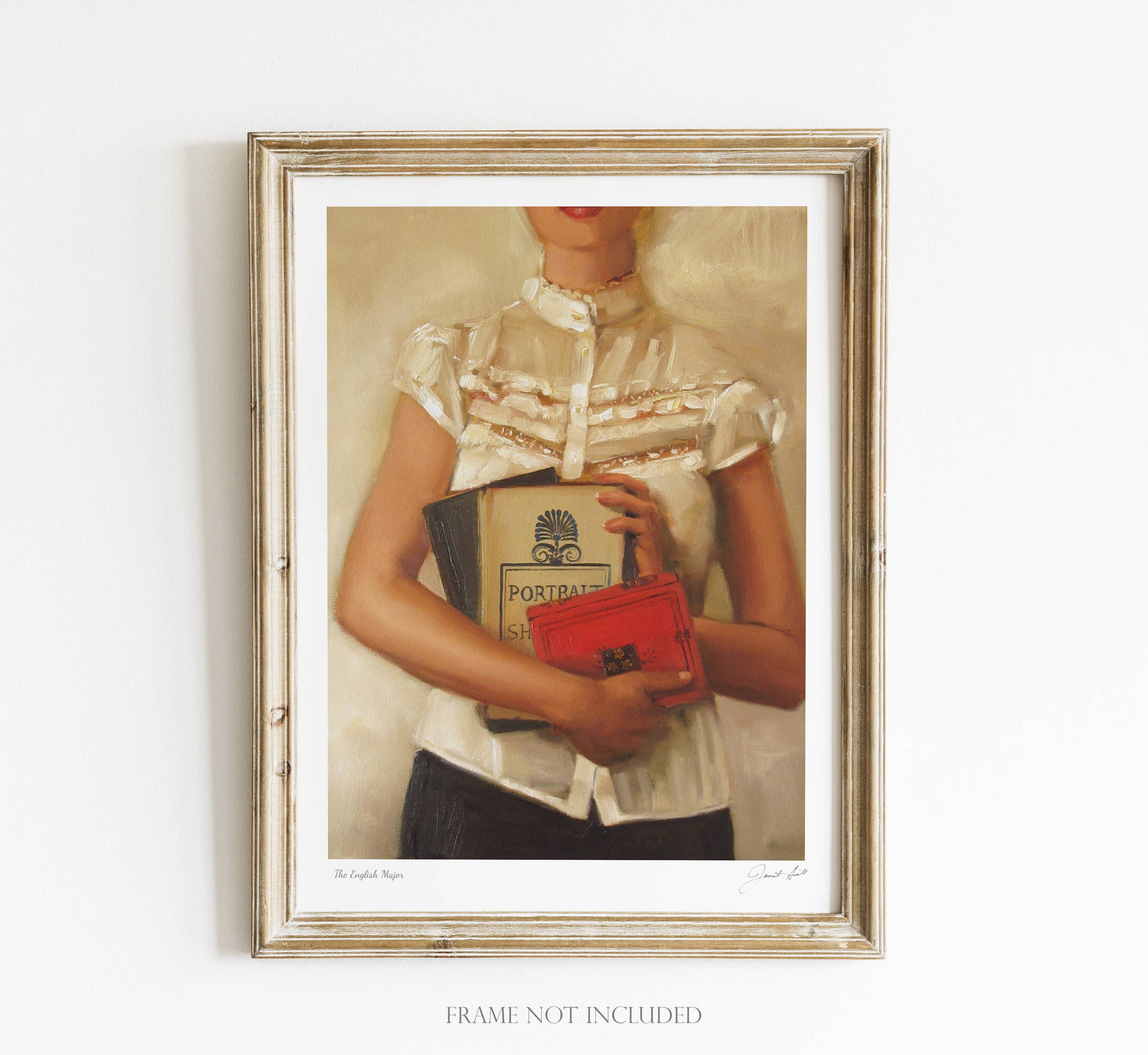 Janet Hill Studio - The English Major Art Print - 8.5" X 11"