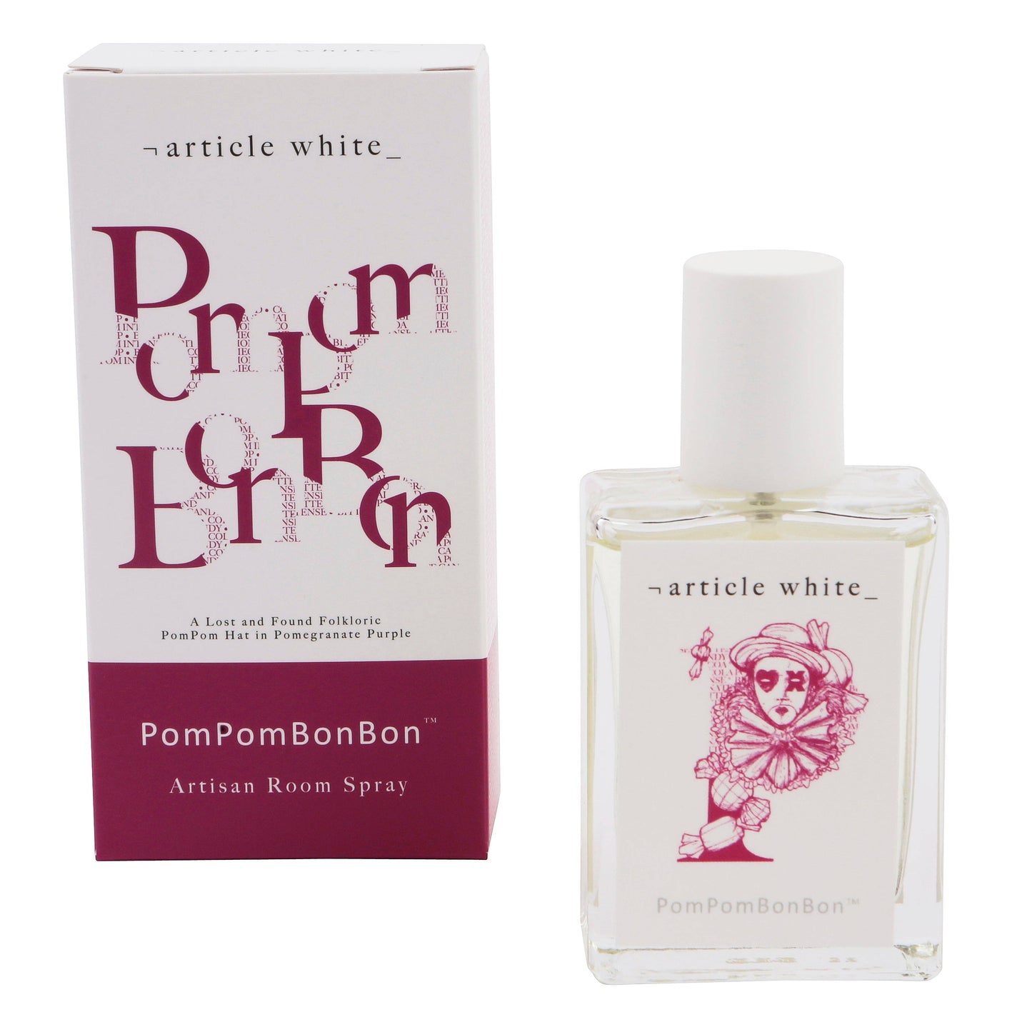 Article White - Pompom Bonbon Room Spray 50ml
