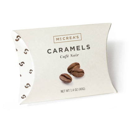 McCrea's Candies - Caramels Pillow Box - Cafe Noir