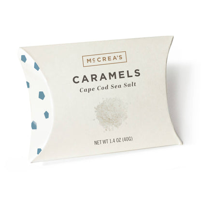 McCrea's Candies - Caramels Pillow Box - Cape Cod Sea Salt