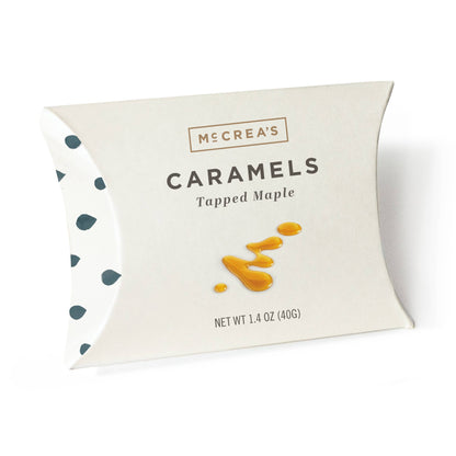 McCrea's Candies - Caramels Pillow Box - Tapped Maple