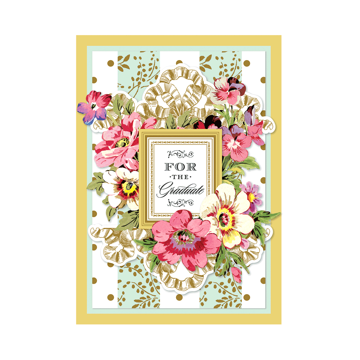 Anna Griffin - Amelie Damask Graduate Greeting Card