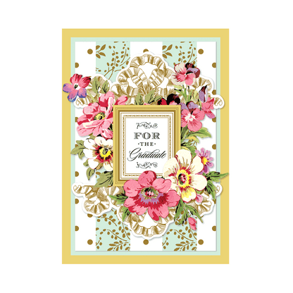 Anna Griffin - Amelie Damask Graduate Greeting Card