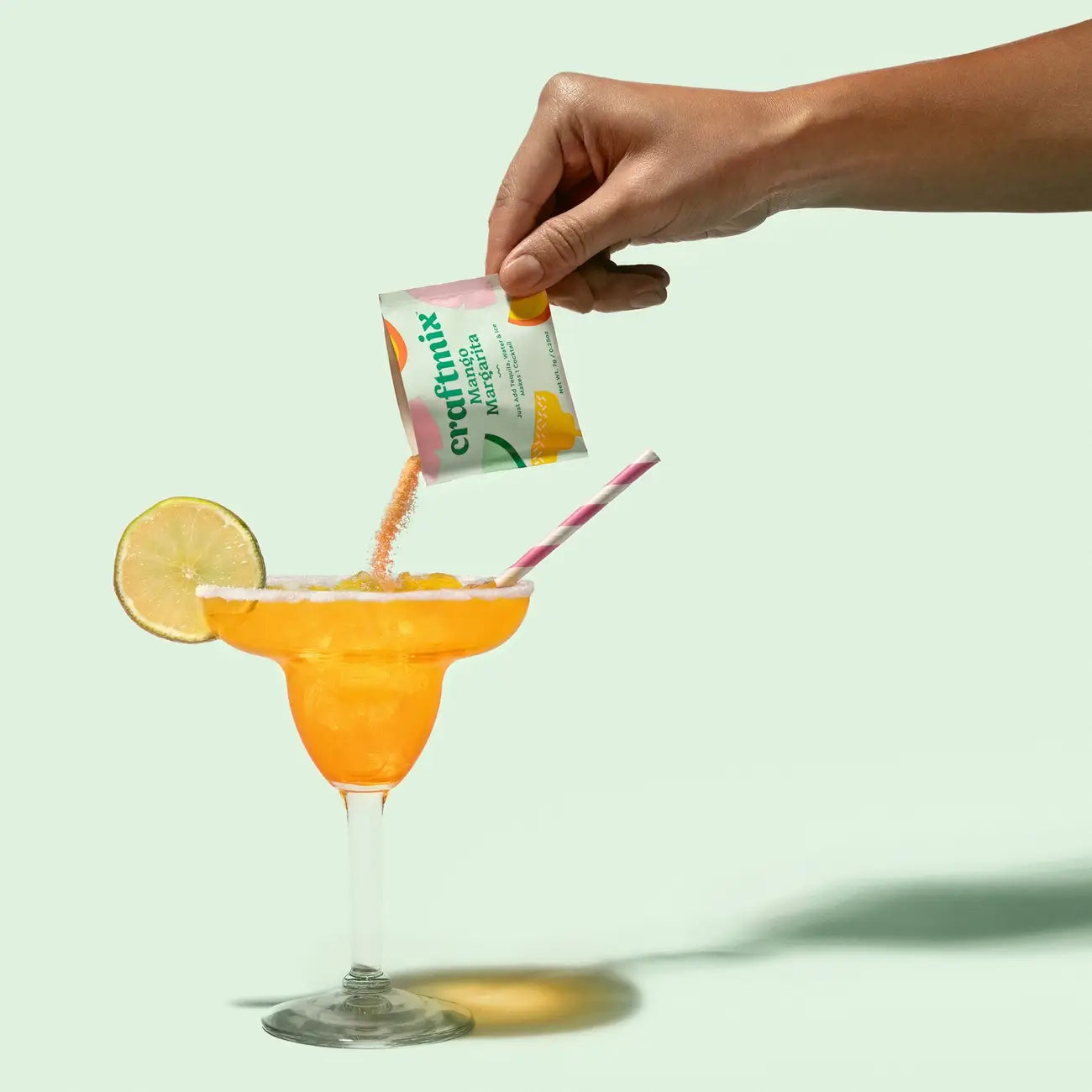 Craftmix - Mango Margarita Cocktail / Mocktail Mixer  - single serving pack