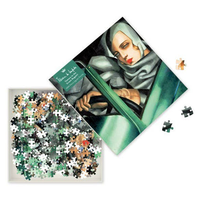 Texas Bookman - De Lempicka: Tamara In Green Bugatti 1000 Piece Puzzle