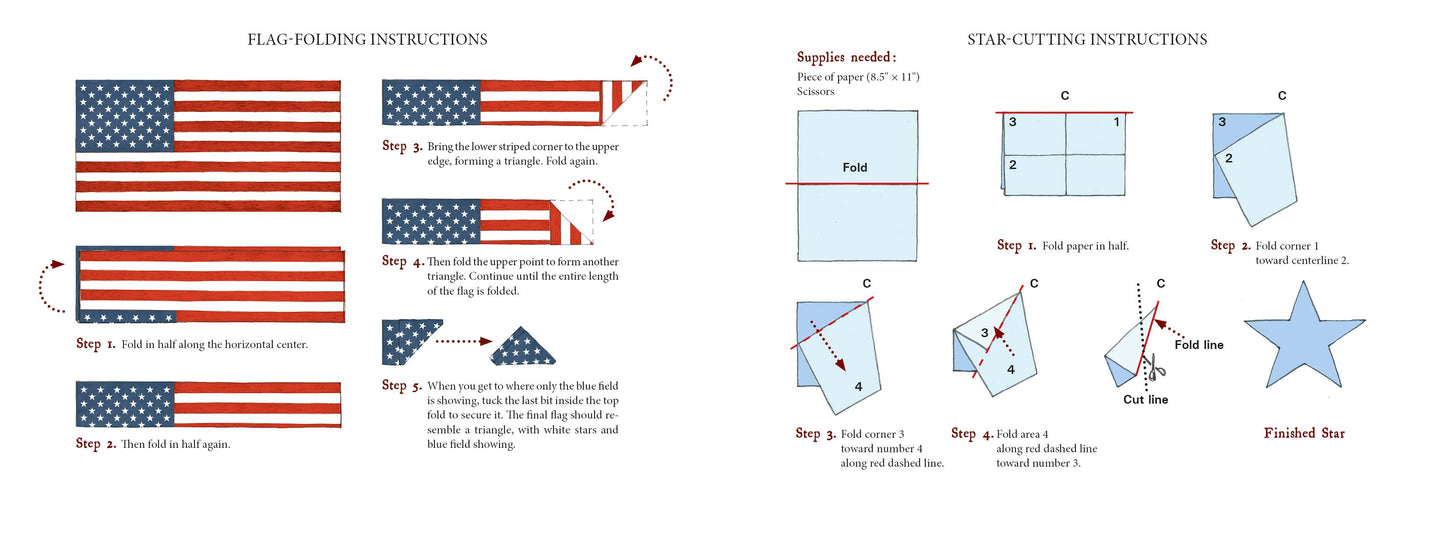Schiffer Kids - America's Flag Story Story Book