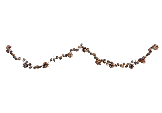 Park Hill Collection - Frosted Mixed Pine Cone Garland