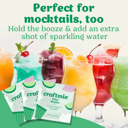 Craftmix - Mint Mojito Cocktail / Mocktail Mixer - single serving pack