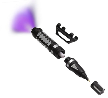 MukikiM - SpyX Invisible Ink Pen - Write & Read Invisible UV Light Msg