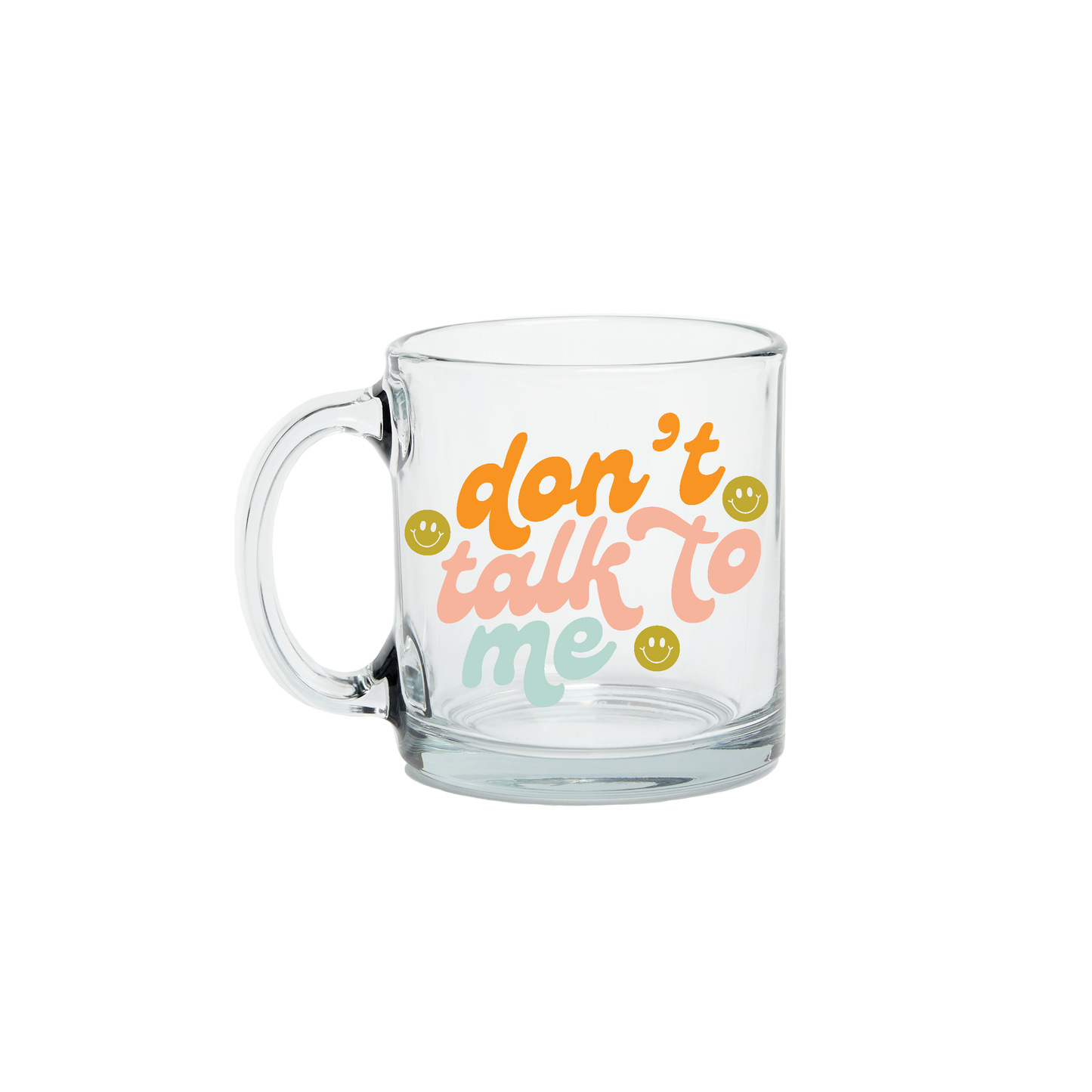 Talking Out of Turn - New! Clear Glass Mugs (Topseller!): It's Not Me It's You