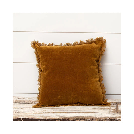 Audrey's Pillow - Velvet, Rust