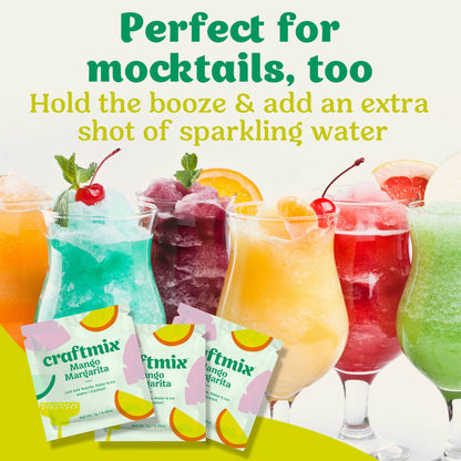 Craftmix - Mango Margarita Cocktail / Mocktail Mixer  - single serving pack