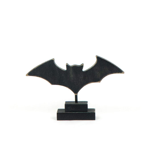 Adams & Co. Wood Cutout Bat on Stand - Short
