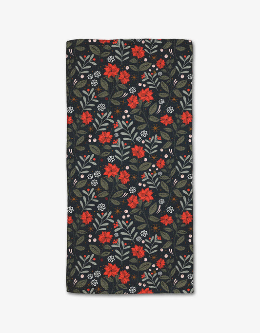 Geometry "Holiday Florals" Bar Towel