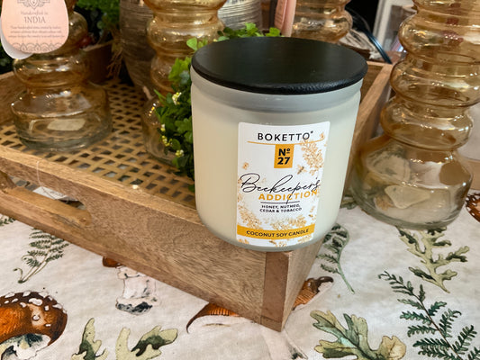 Boketto* - Beekeepers Addiction - 8 oz Coconut-Soy Wax Candle