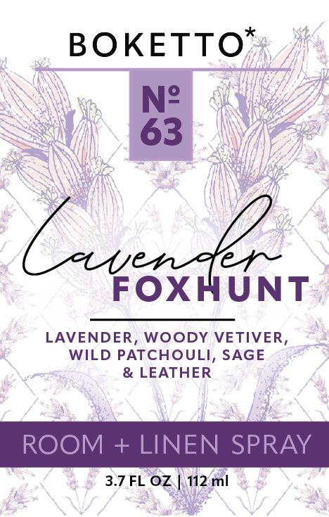 Boketto* Room + Linen Spray - #63 Lavender Foxhunt