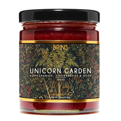 BRINS Jam Spread - Unicorn Garden - Pomegranate, Strawberries and Rose