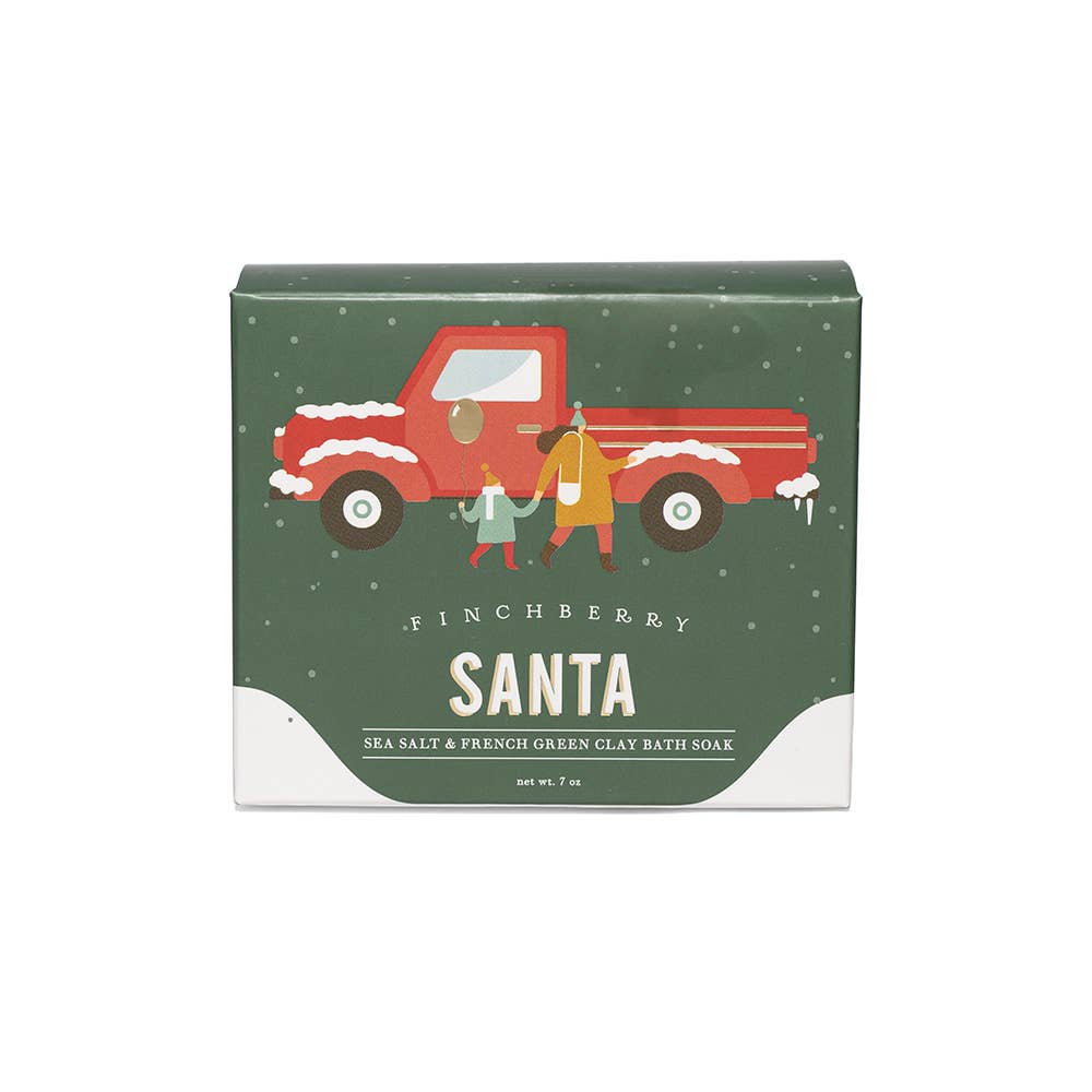 Finchberry Santa -Clay & Salt Soak