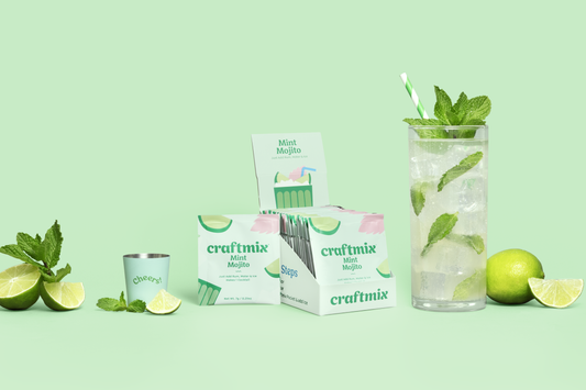 Craftmix - Mint Mojito Cocktail / Mocktail Mixer - single serving pack