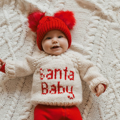 Huggalugs Santa Baby Crew Neck Sweater