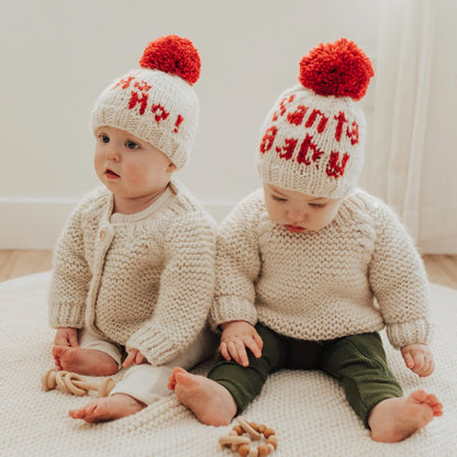 Huggalugs Santa Baby Hand-knit Beanie