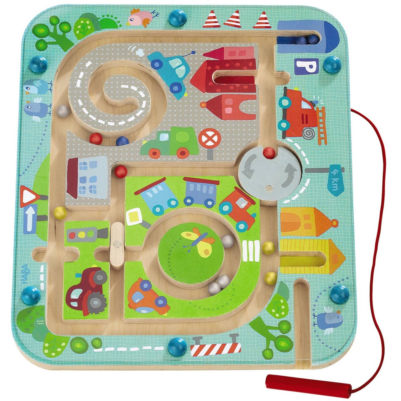 HABA - Town Maze Magnetic Game