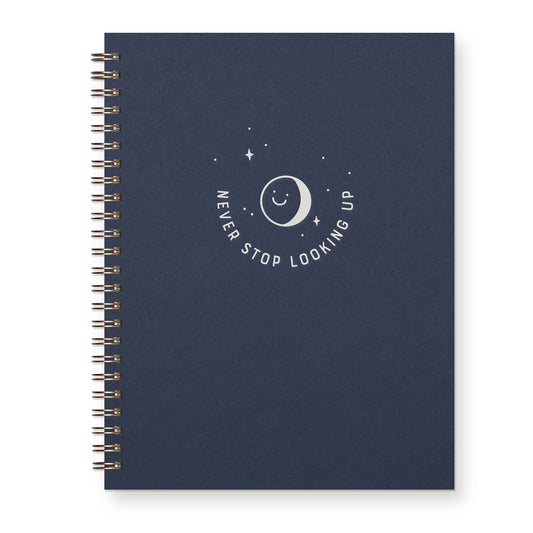 Ruff House Print Shop - Never Stop Looking Up Journal: Lined Notebook