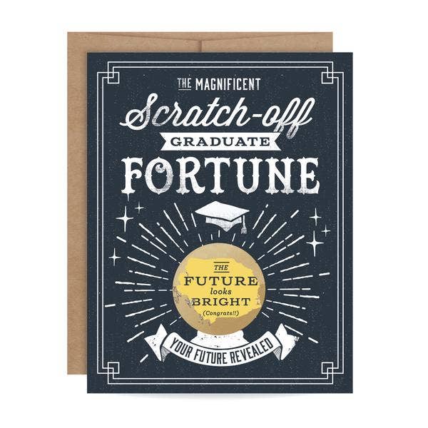 Inklings Paperie - Graduate Fortune Scratch-off Card