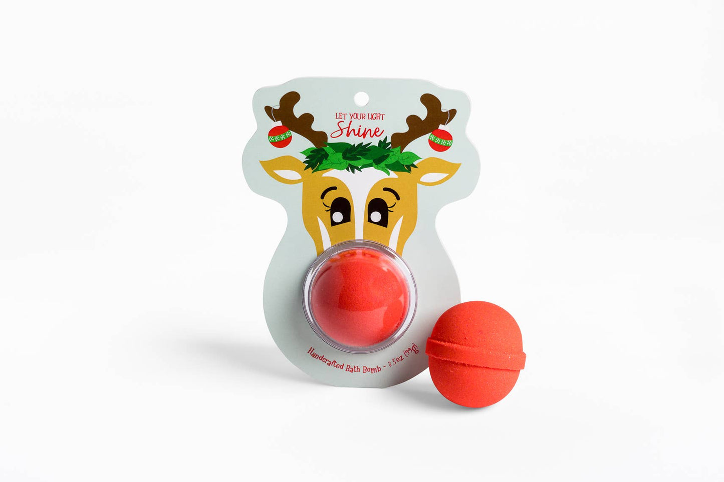 Cait + Co - Christmas - Rudolph Reindeer Clamshell Bath Bomb
