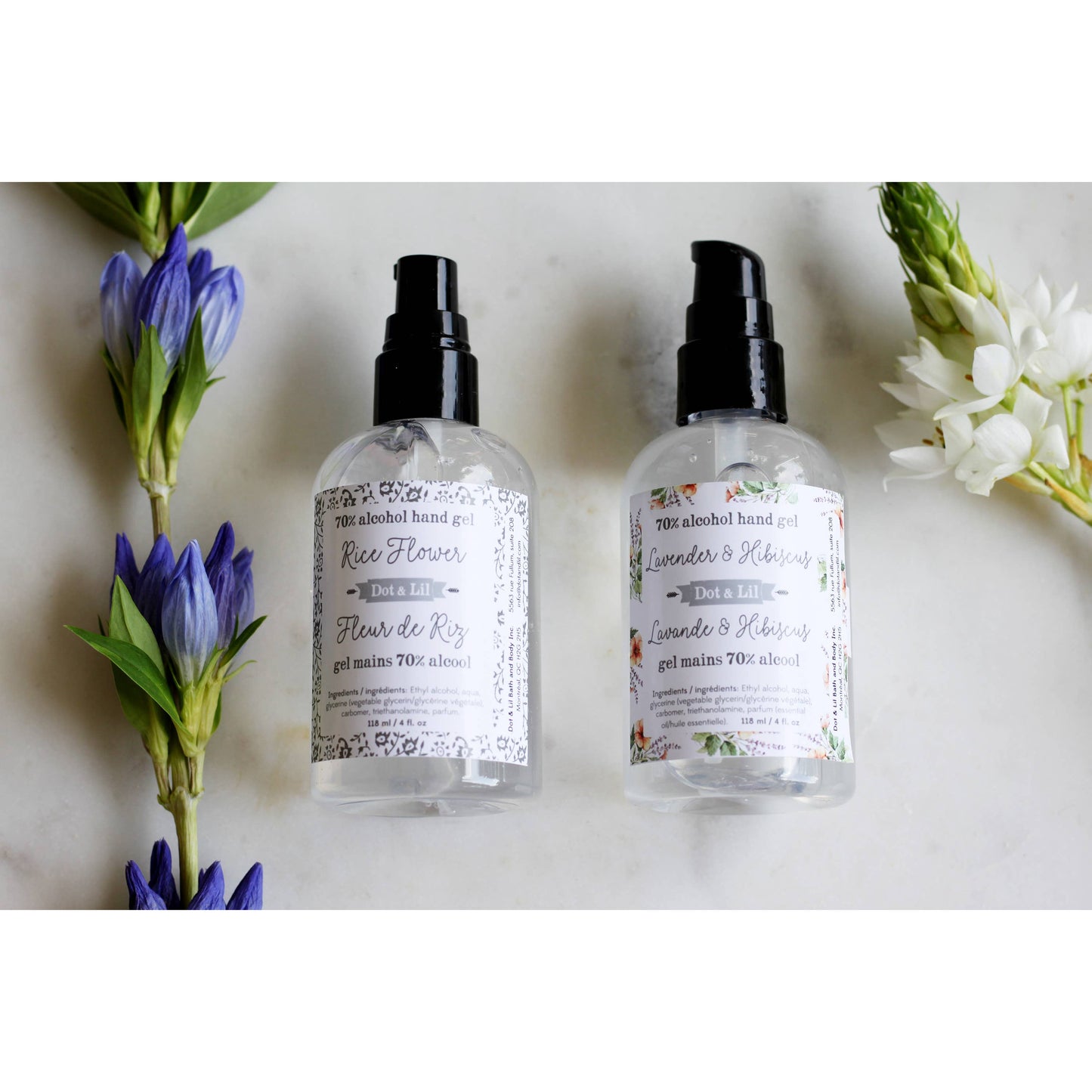 Dot & Lil - Small Rice Flower Alcohol Hand Gel