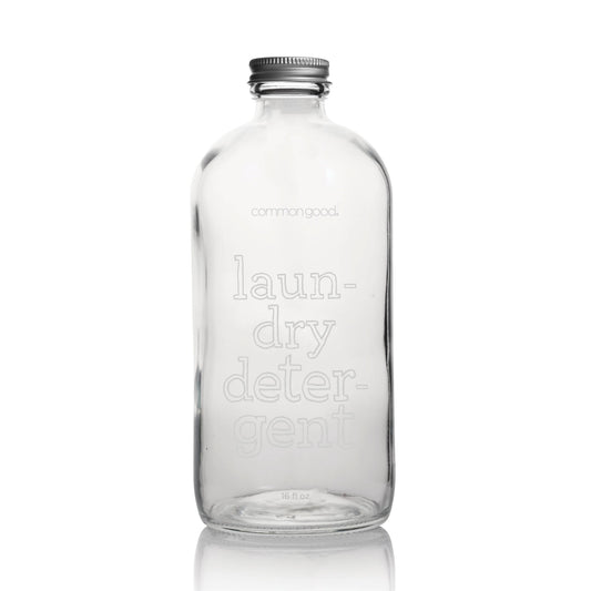 Common Good - Laundry Detergent Empty Glass Bottle - 16 oz